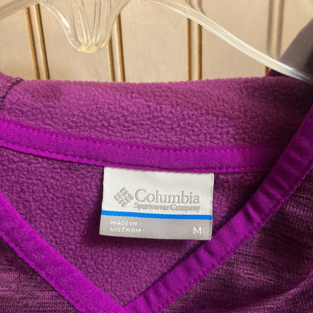 Columbia Purple Fleece Hoodie - Picture 4 of 6